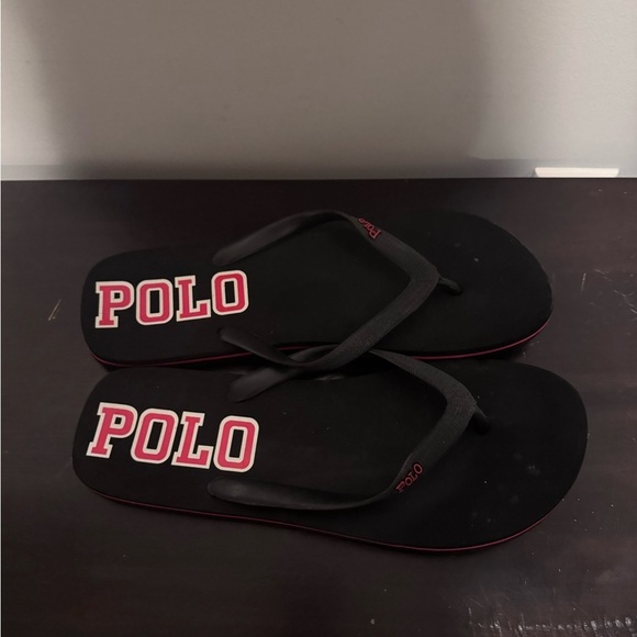 Polo Ralph Lauren Other - Polo by Ralph Lauren Black and Red Sandals